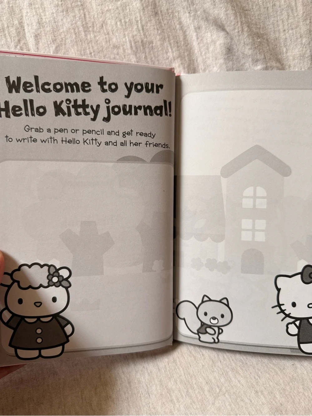 Hello Kitty Pink and Red Super Sweet Journal with Matching Pink Touchscreen Pen